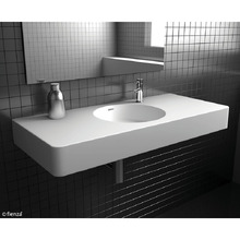 Encanto 1000mm Cast Stone Wall Mounted Basin